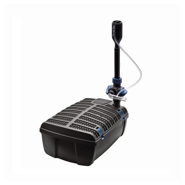 Oase Unterwasserfilter Filtral UVC mit integrierter Pumpe und Teleskopdüse für Wasserspiele in Gartenteichen.