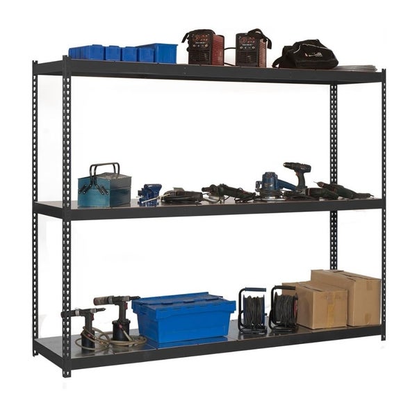 PROREGAL Schwerlastregal Metal Yeti Three HxBxT 200 x 150 x 45 cm Fachlast 400 kg Anthrazit