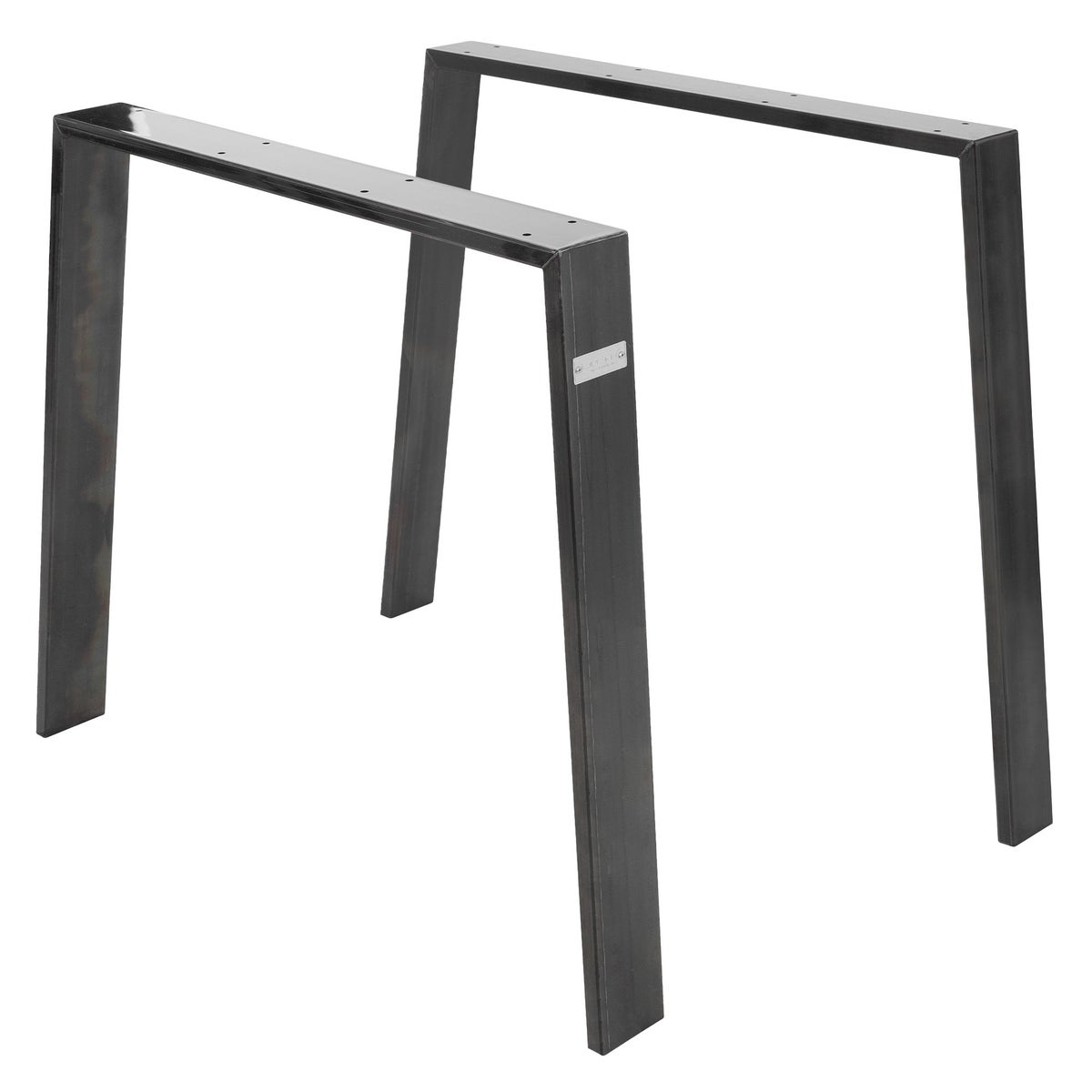 ML-Design 2er Set Tischbeine Loft 90x72 cm, Industrial, Profil 8x2cm, aus Stahl, Industriedesign, U-Form, Metall Tischgestell scandic, Tischkufen Tischuntergestell Möbelfüße, für Esstisch/Schreibtisch
