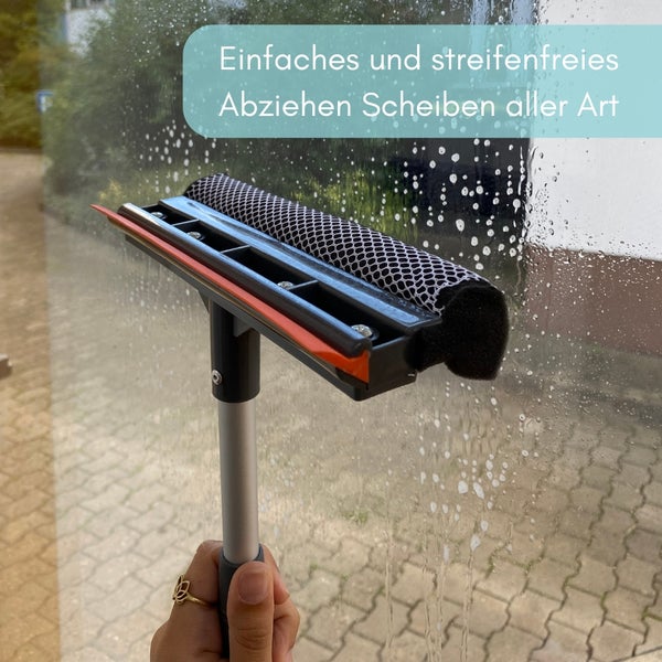 Fenster Scheiben Glas Dusch Auto Reiniger Wischer Abzieher Gummilippe Schwamm