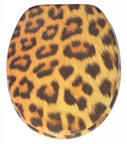 WC-Sitz Absenkautomatik Leopardenfell