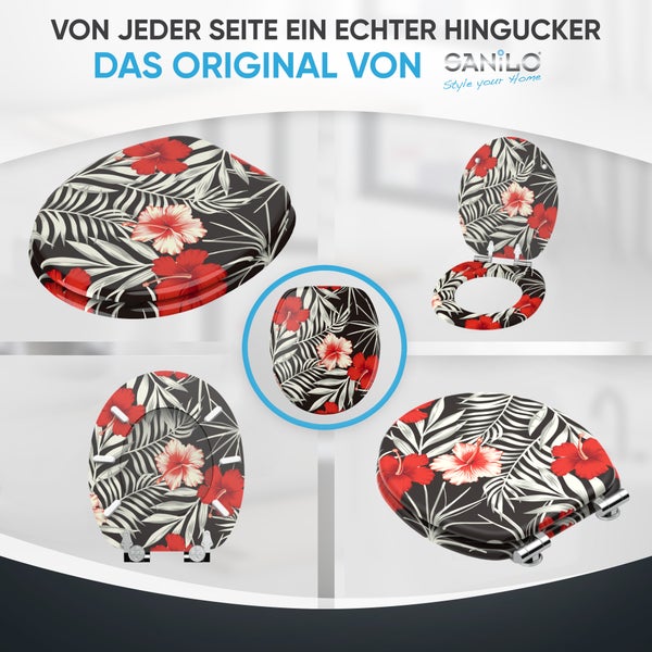 WC-Sitz mit Absenkautomatik Hibisca