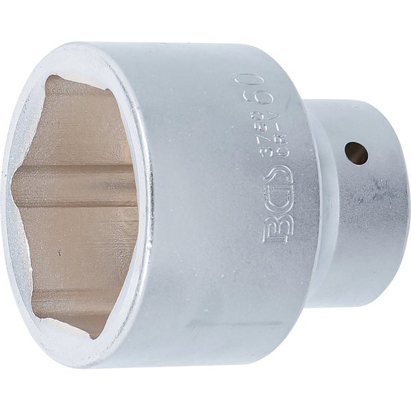 BGS Steckschlüssel-Einsatz Sechskant Antrieb Innenvierkant 25 mm (1) SW 60 mm - 3760