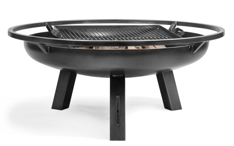 SPAR - SET Feuerschale „PORTO“ 60 cm inkl. Grillrost und Funkenfang