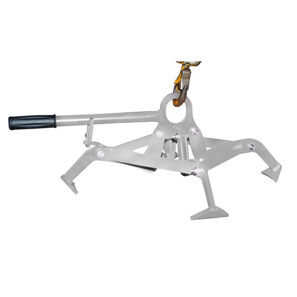 Steinzange mit Hebel und Aufhängevorrichtung