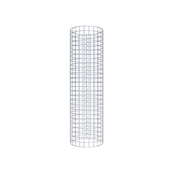 Gabionensäule Durchmesser 37 cm MW 5 x 5 cm rund - Höhe: 130 cm