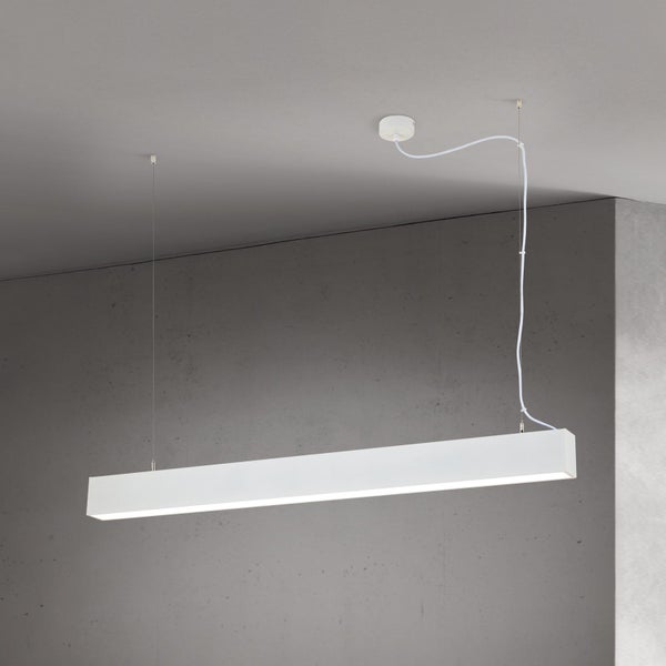 Hängelampe, länglich