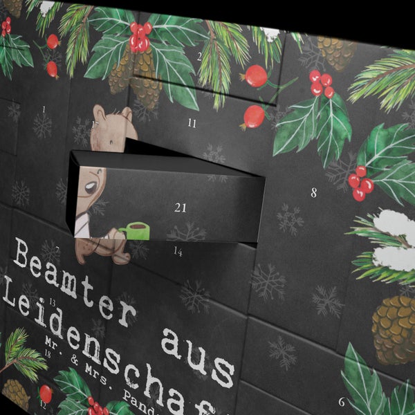 Mr. & Mrs. Panda Befüllbarer Adventskalender Beamter Leidenschaft - Schwarz