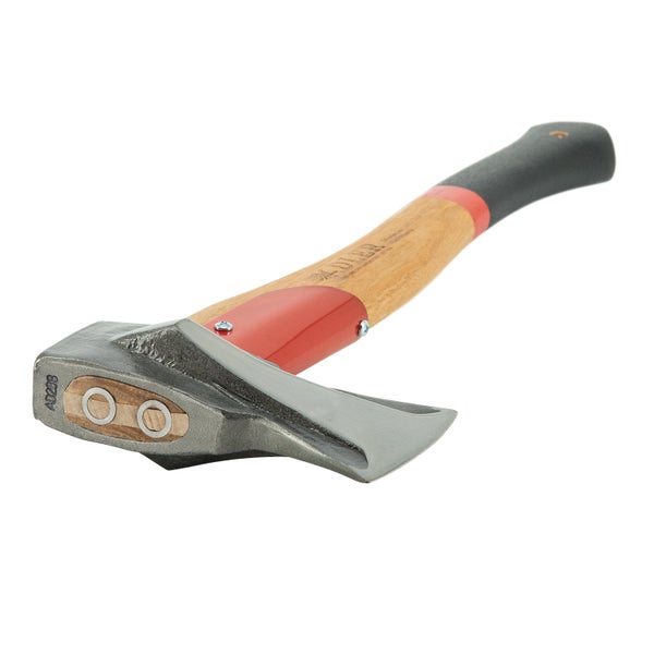 Adler Spaltaxt mit Holzstiel und Stielschutzhülse fuer effektives Holzspalten