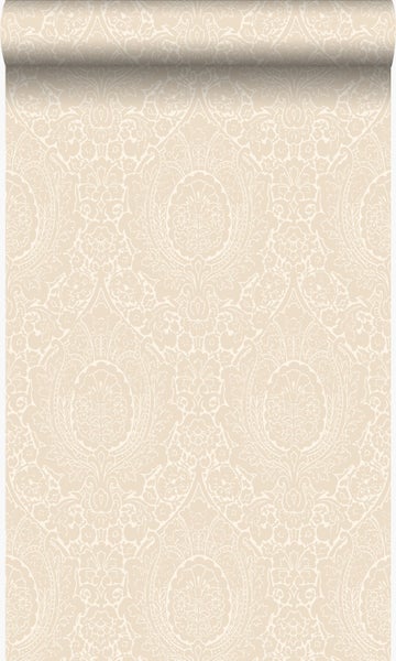 Origin Wallcoverings Tapete Ornamente Crême-Beige - 53 cm x 10.05 m - 345433