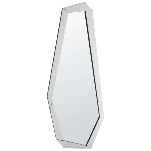 Unregelmäßig geformter Wandspiegel mit Rahmen