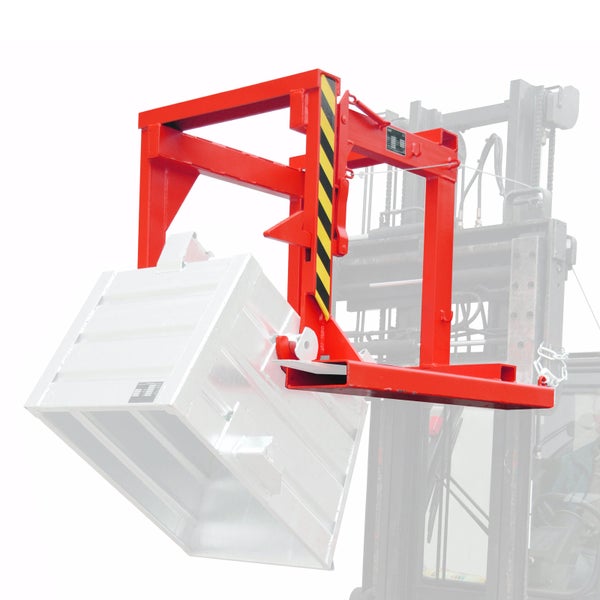Gabelstapler Anbaugerät zum Kippen von Containern