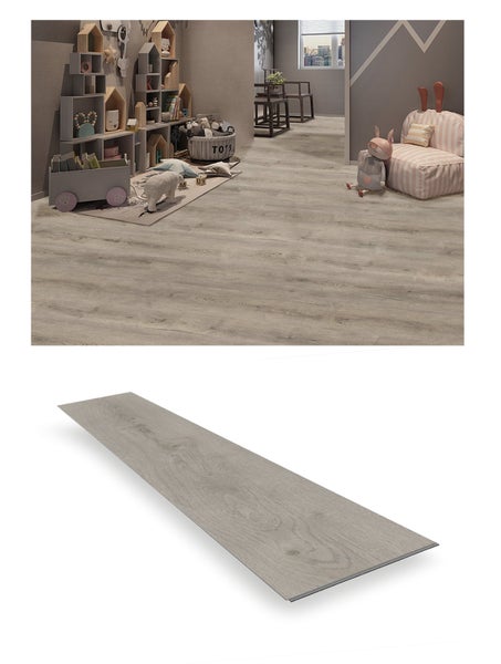 2,782m² Premium Click Vinylböden Design 2453 WILDAU EICHE Boden mit Trittschalldämmung 1220 x 228 x 4,5 mm