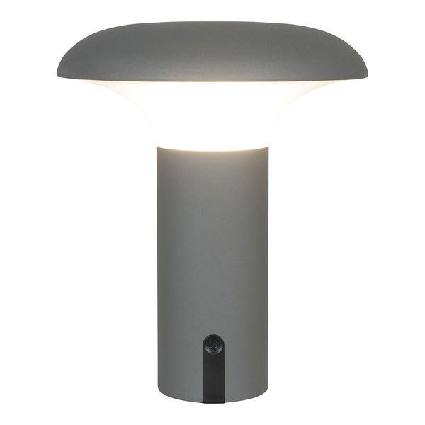 Ramsey Outdoor Lampe LED wiederaufladbar grau, matt. 17 X 17 X 21 cm