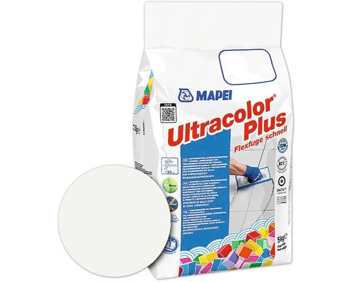 Mapei Ultracolor Plus Flexfuge schnell 5 Kilogramm Sack zur Verfugung von Fliesen