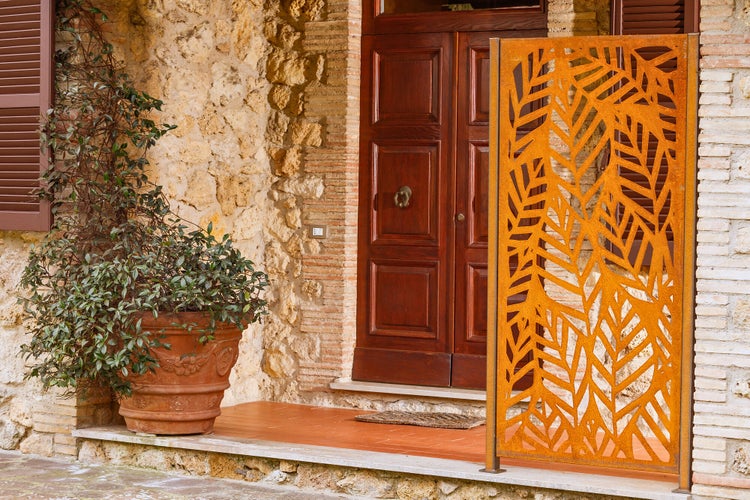 Sichtschutzwand ELEO Livenza 60 x 158 cm - Cortenstahl rost