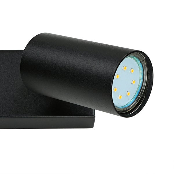 Schwarze LED Wandleuchte