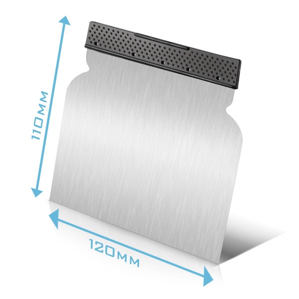 STAHLWERK Spachtelset 12-teilig 50, 80, 100, 120 mm, mit elastischer Klinge
