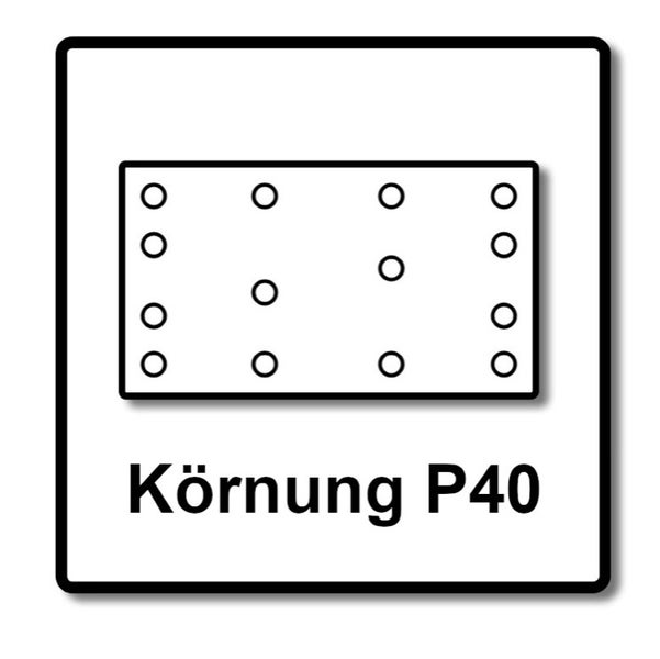 Festool STF 80x133 RU2/50 Schleifstreifen Rubin 2 P40 80 x 133 mm 100 Stk. ( 2x 499046 ) für Rutscher RTS 400, RTSC 400, RS 400, RS 4, LS 130