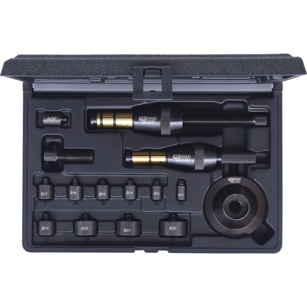 Werkzeugsatz zum Auspressen in Kunststoffkoffer