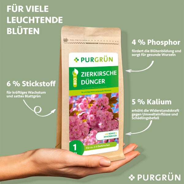 Purgrün Bio-Zierkirsche-Dünger 1 kg