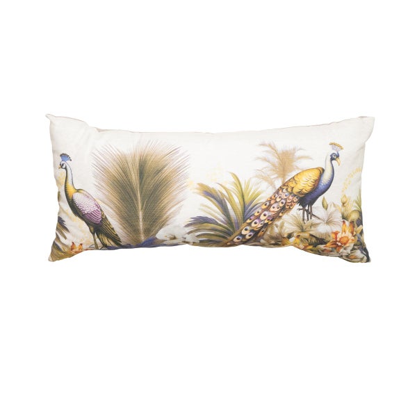Dekokissen Flore lila - ca. 28x60 cm - 4er-Set
