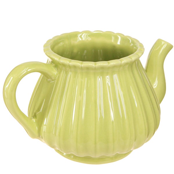 Keramik Teekanne mit Ausgießer und Henkel