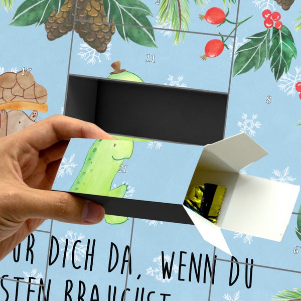 Mr. & Mrs. Panda Befüllbarer Adventskalender Schildkröte Maus - Blau Pastell