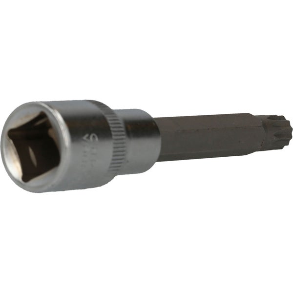BRILLIANT TOOLS 1/2 Vielzahn-Bit-Stecknuss 100 mm lang M10 - BT022944