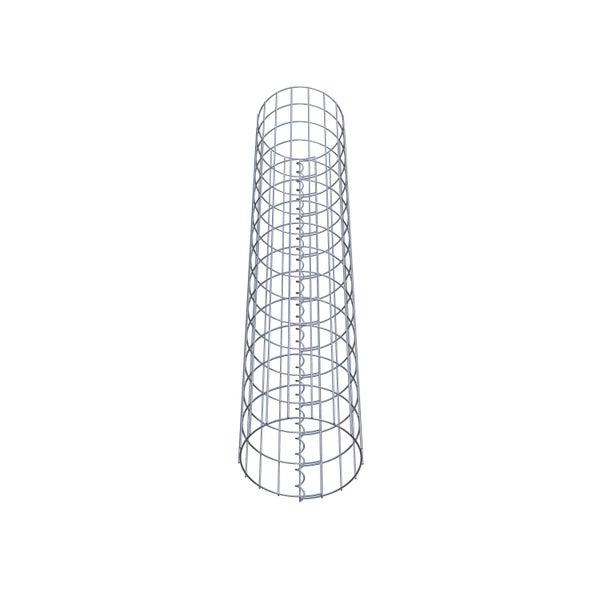 Gabionensäule Durchmesser 27 cm, MW 5 x 10 cm rund - Höhe: 1,40 m