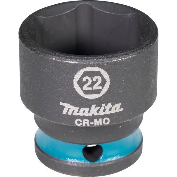 Makita E-16031 Steckschlüssel 3/8 SW22 Impact Black kurz