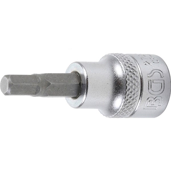 BGS Bit-Einsatz Antrieb Innenvierkant 10 mm (3/8) Innensechskant 7/32 - 2723