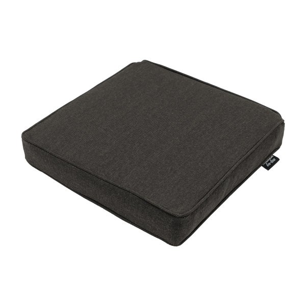 Sitzkissen, dunkelgraues Canvas Eco+ – Ca. 40x40 cm - 4er-Set