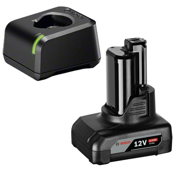 Bosch 12 Volt 4.0 Ah Li-Ion Akku mit Ladegerät