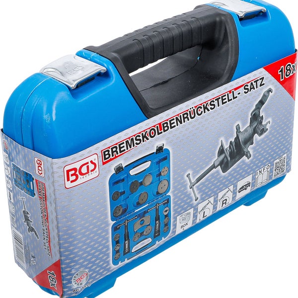 BGS Technic Bremskolbenrückstellwerkzeugsatz im Koffer