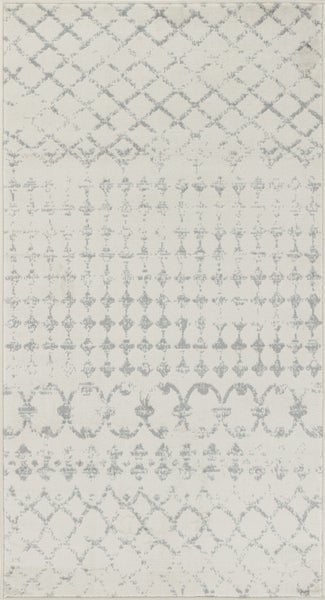 Berber Etnhischer Teppich - Weiß/Grau - 80x150cm - SOFIA