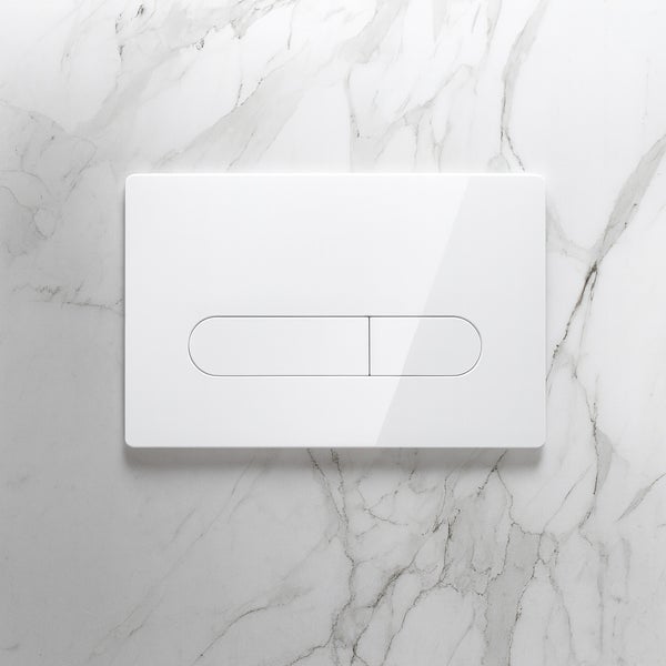 Toilettenspülplatte mit zwei Tasten zur Betätigung