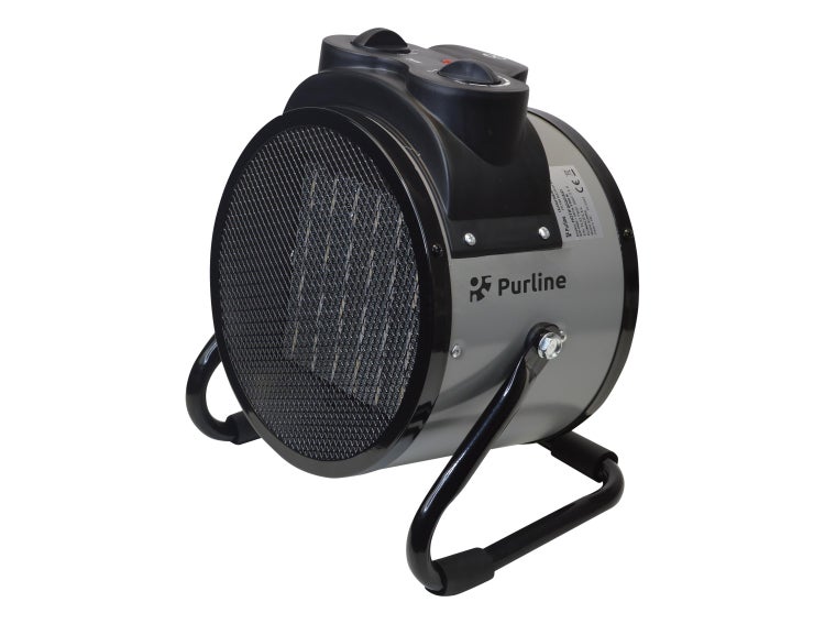 Purline Heizlüfter mit zwei Heizstufen und Ventilatorfunktion