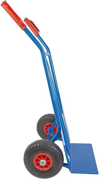 Sackkarre Trestles S01 Stahl | Profi-Transporthilfe mit PU-Rädern & 250 kg Tragkraft | Blau | Made in EU