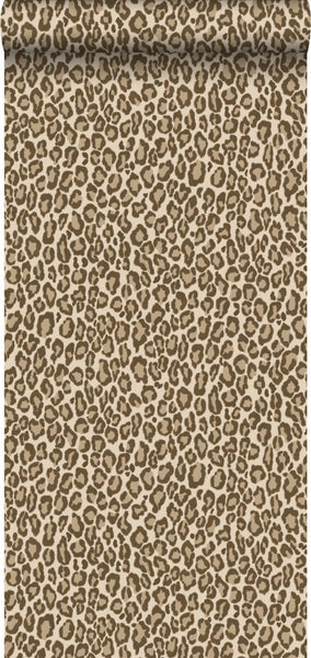 Walls4You Tapete Leopardenmuster Beige - 53 cm x 10.05 m - 935328