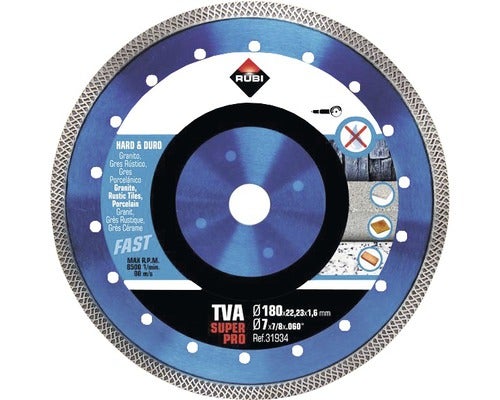 Rubi Diamanttrennscheibe TVA 180 SUPERPRO Ø180 mm