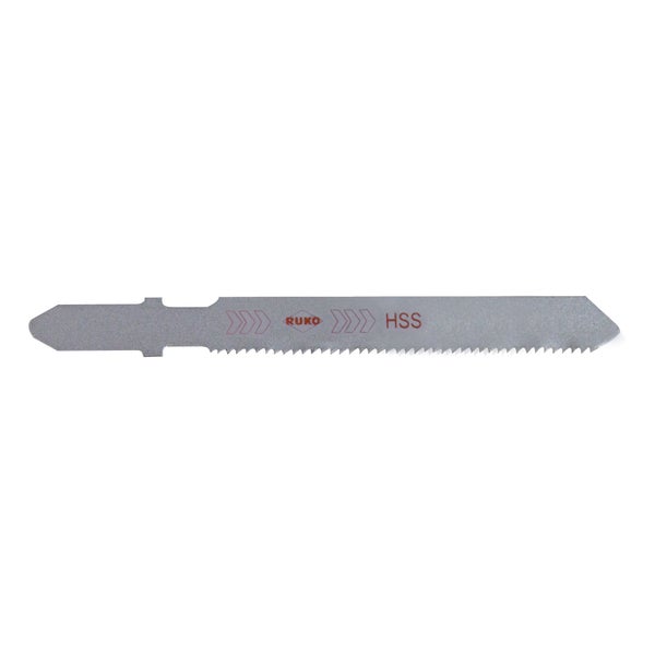 RUKO 5x Stichsägeblatt 8010 HSS blank gewellt - 3218010