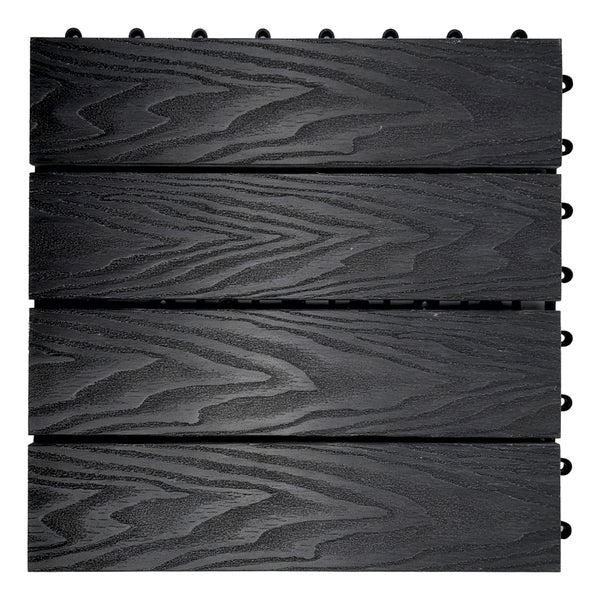 Verbundfliesen aus Holzimitat für den Außenbereich