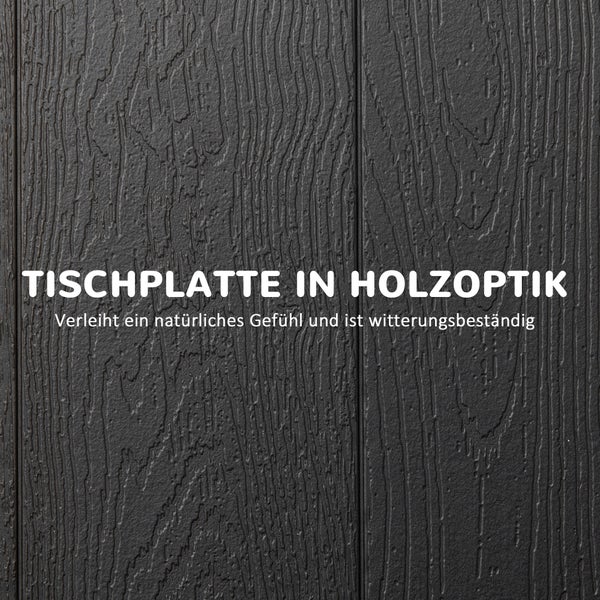 Outsunny Gartengeräteschrank mit Klappfunktion