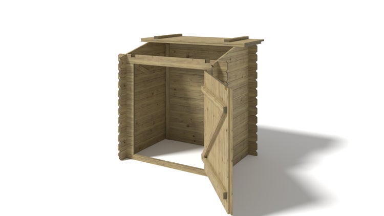 Gartenpoolschrank für Zubehör 1,20x0,89 m H.1,13 m - Imprägniert 