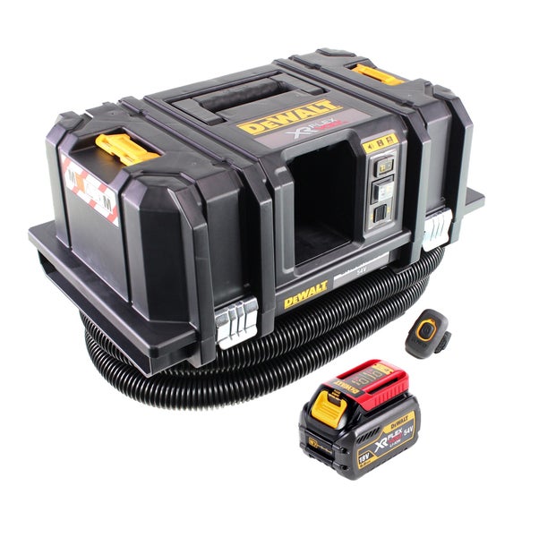 DeWALT Akku-Staubsauger mit FlexVolt Akku, Saugschlauch und Fernbedienung