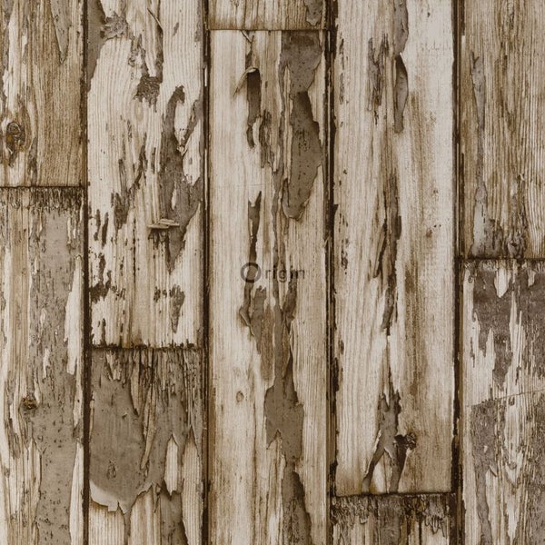 Origin Wallcoverings Tapete Holz-Optik Braun - 52 cm x 10.05 m - 307142
