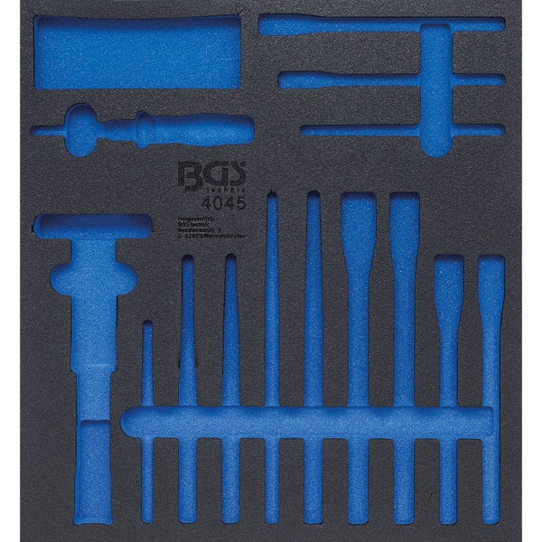 BGS Werkstattwageneinlage 2/3 leer für Art. 4045 - 4045-1