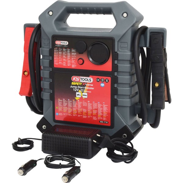KS TOOLS 12 V Batterie-Booster mobiles Starthilfegerät 700 A - 550.1710