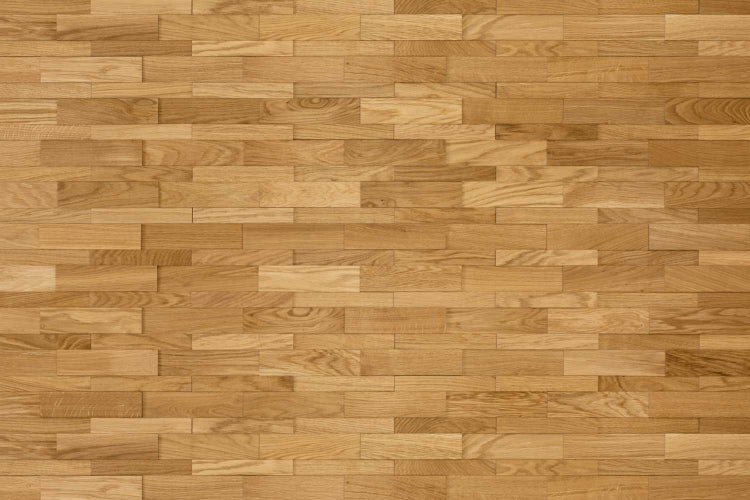 Verlegtes Parkett aus Holz
